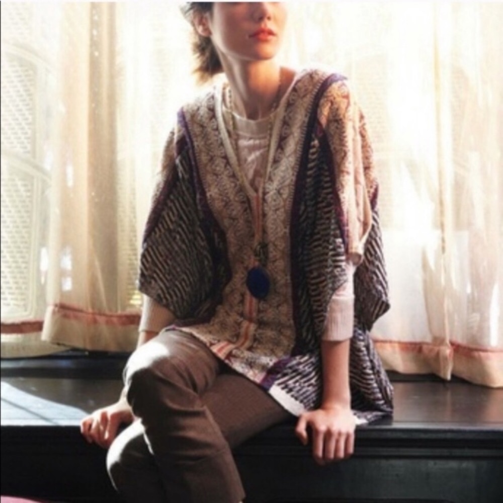 Cecilia Prado Anthropologie Poncho Top